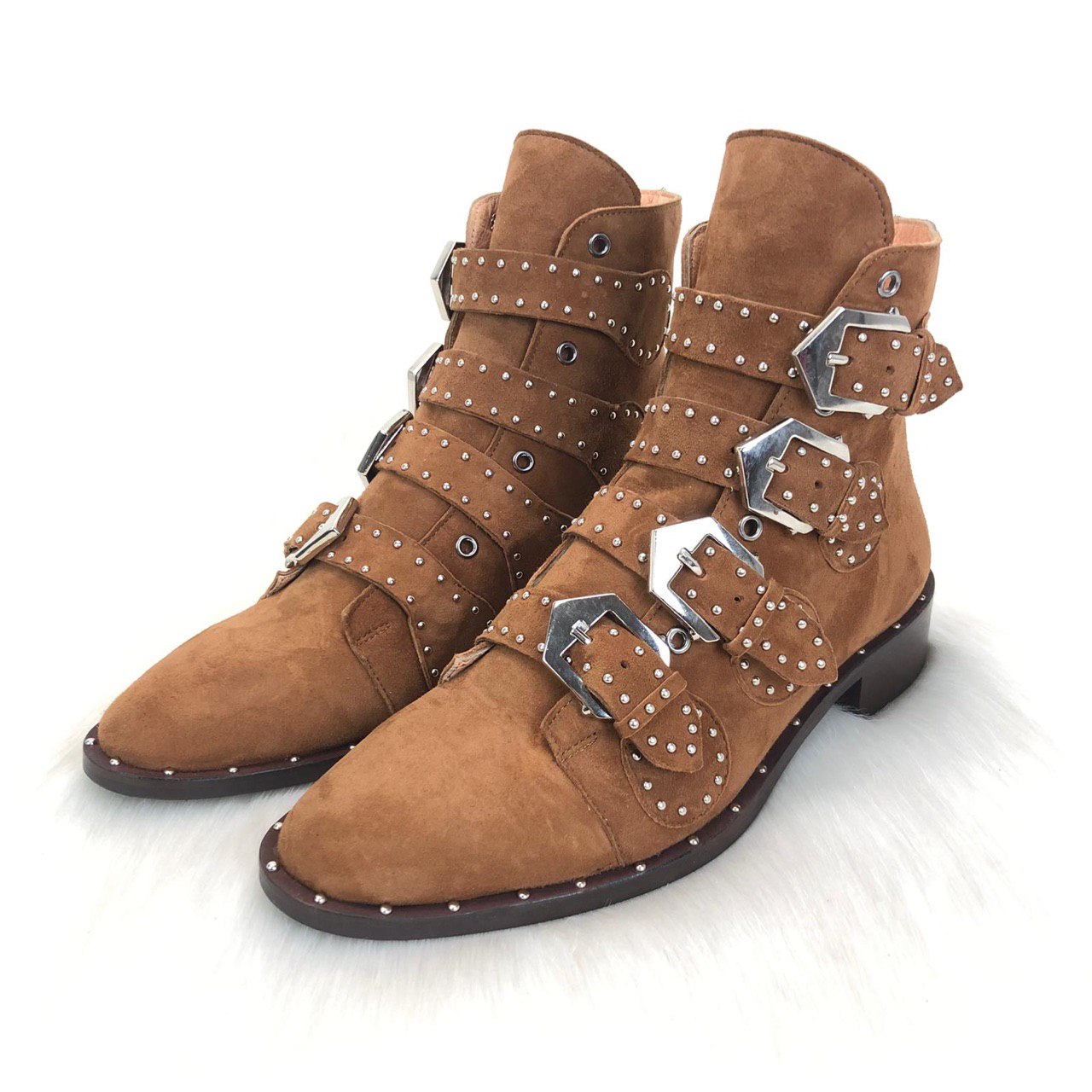 Givenchy-Studded-Multi-Strap-Boots-Gercek-Deri-Bayan-Botlar (15)